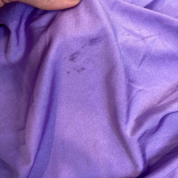 Purple Rouched Mini Dress by Cefian - Picture 3 of 4